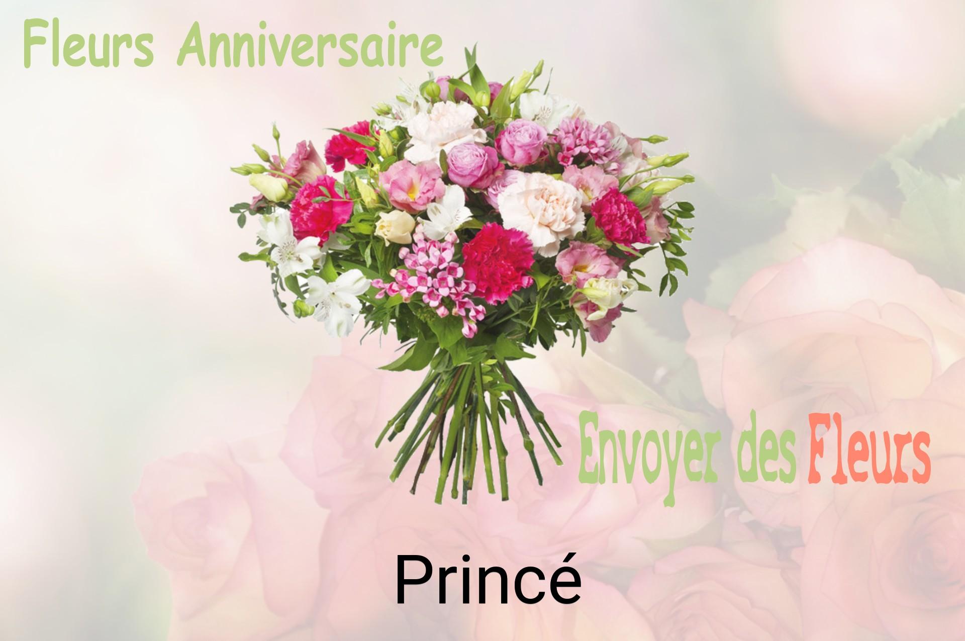 Bouquet de fleurs d’anniversaire livré à Princé